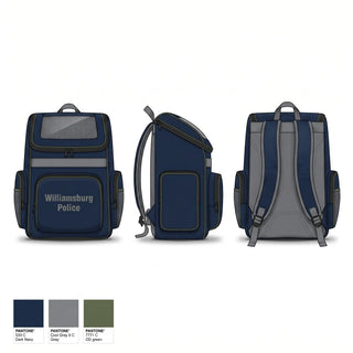 Gear Bag, Williamsburg Police, Police, Teamtime, Team time, sublimation, custom sports apparel, team uniforms, spirit wear, spiritwear, sports uniforms, custom shirts, team store, custom team store, fundraiser sports, apparel fundraiser