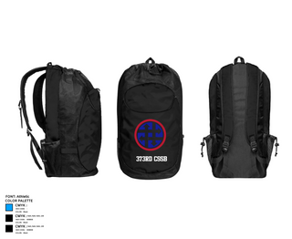 Gear Bag, 373rd CSSB, Army, Teamtime, Team time, sublimation, custom sports apparel, team uniforms, spirit wear, spiritwear, sports uniforms, custom shirts, team store, custom team store, fundraiser sports, apparel fundraiser