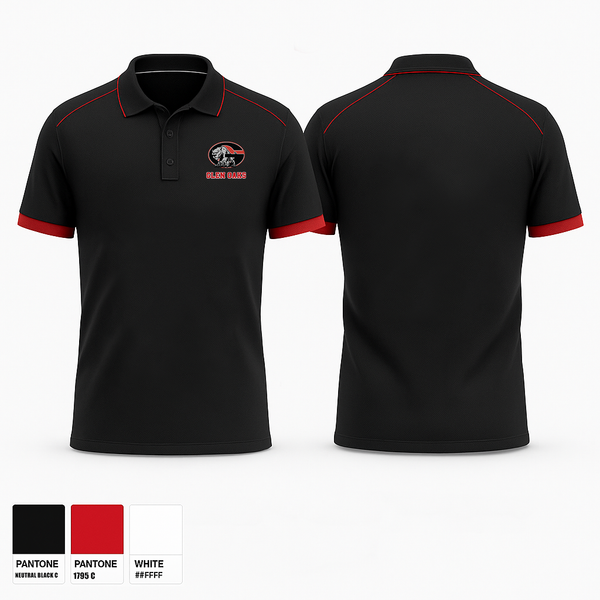 Short Sleeve Performance Polo, Glen oaks, Track & Field, Teamtime, Team time, sublimation, custom sports apparel, team uniforms, spirit wear, spiritwear, sports uniforms, custom shirts, team store, custom team store, fundraiser sports, apparel fundraiser