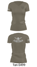VCU 27922455 Women's Short Sleeve V-neck Shirt - 6