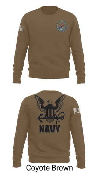 Crew Neck Sweatshirt, Cvn 77 IM-5, Navy, Teamtime, Team time, sublimation, custom sports apparel, team uniforms, spirit wear, spiritwear, sports uniforms, custom shirts, team store, custom team store, fundraiser sports, apparel fundraiser