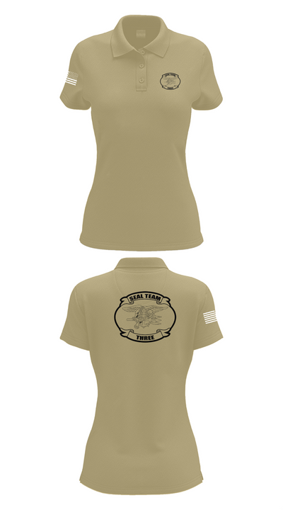 SEAL team 3 31272600 Women's Short Sleeve Performance Polo  - 90