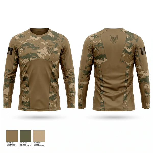 Long Sleeve Performance Shirt, 3655 CICO, Army, Teamtime, Team time, sublimation, custom sports apparel, team uniforms, spirit wear, spiritwear, sports uniforms, custom shirts, team store, custom team store, fundraiser sports, apparel fundraiser