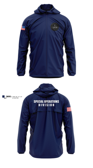 Windbreaker, USCP SOD, Police, Teamtime, Team time, sublimation, custom sports apparel, team uniforms, spirit wear, spiritwear, sports uniforms, custom shirts, team store, custom team store, fundraiser sports, apparel fundraiser