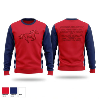 Crew Neck Sweatshirt, Plaza Park, Cross Country, Teamtime, Team time, sublimation, custom sports apparel, team uniforms, spirit wear, spiritwear, sports uniforms, custom shirts, team store, custom team store, fundraiser sports, apparel fundraiser