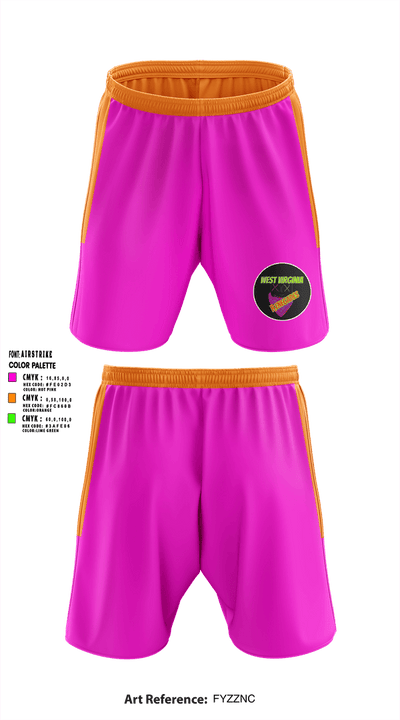 WV Renegades 96137492 Athletic Shorts With Pockets - 1
