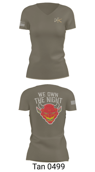 Womens Short Sleeve Vneck Shirt, , Army, Teamtime, Team time, sublimation, custom sports apparel, team uniforms, spirit wear, spiritwear, sports uniforms, custom shirts, team store, custom team store, fundraiser sports, apparel fundraiser