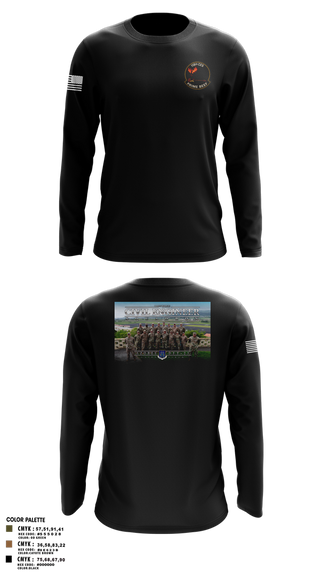 Long Sleeve Performance Shirt, 118th CES, Air Force, Teamtime, Team time, sublimation, custom sports apparel, team uniforms, spirit wear, spiritwear, sports uniforms, custom shirts, team store, custom team store, fundraiser sports, apparel fundraiser