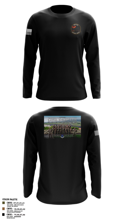 118th CES Long Sleeve Performance Shirt 3