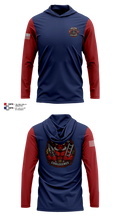 Cooleemee fire department Long Sleeve hooded sunshirt - 11