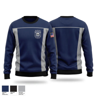 Crew Neck Sweatshirt, Struthers Police Department, Police, Teamtime, Team time, sublimation, custom sports apparel, team uniforms, spirit wear, spiritwear, sports uniforms, custom shirts, team store, custom team store, fundraiser sports, apparel fundraiser