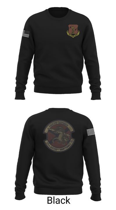 125th Tactical Aircraft Maintenance SQ 70898638 Crew Neck Sweatshirt - 24