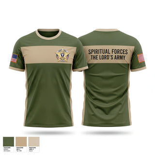 Short Sleeve Performance Shirt, Spiritual Forces The Lords Army, National Guard, Teamtime, Team time, sublimation, custom sports apparel, team uniforms, spirit wear, spiritwear, sports uniforms, custom shirts, team store, custom team store, fundraiser sports, apparel fundraiser