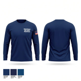 Long Sleeve Performance Shirt, International falls police department, Police, Teamtime, Team time, sublimation, custom sports apparel, team uniforms, spirit wear, spiritwear, sports uniforms, custom shirts, team store, custom team store, fundraiser sports, apparel fundraiser