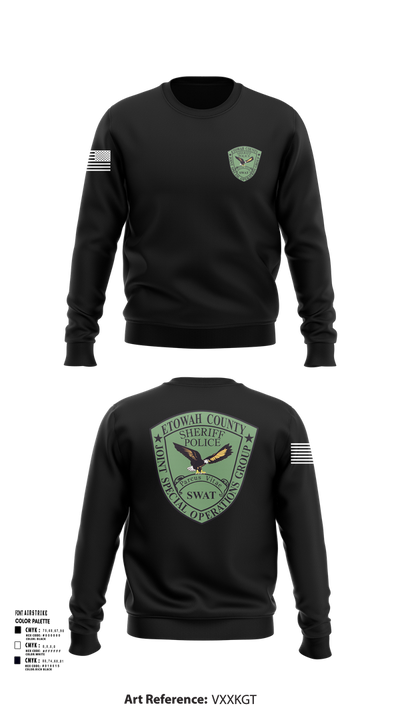 Etowah County JSOG 23168603 Crew Neck Sweatshirt - 103