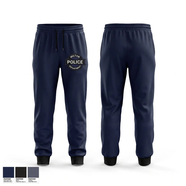 Sweatpants, Milton Police Department, Police, Teamtime, Team time, sublimation, custom sports apparel, team uniforms, spirit wear, spiritwear, sports uniforms, custom shirts, team store, custom team store, fundraiser sports, apparel fundraiser