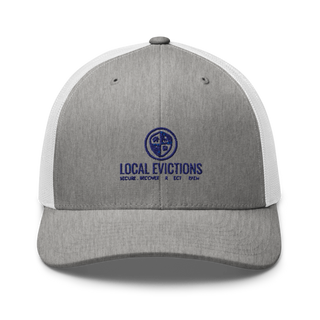 Local Evictions LLC Retro Trucker Hat | Yupoong 6606
