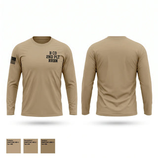 Long Sleeve Performance Shirt, B CO 2ND PLT RRBN, National Guard, Teamtime, Team time, sublimation, custom sports apparel, team uniforms, spirit wear, spiritwear, sports uniforms, custom shirts, team store, custom team store, fundraiser sports, apparel fundraiser