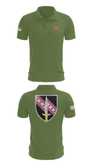 Short Sleeve Performance Polo, 6/54th SFAB, National Guard, Teamtime, Team time, sublimation, custom sports apparel, team uniforms, spirit wear, spiritwear, sports uniforms, custom shirts, team store, custom team store, fundraiser sports, apparel fundraiser