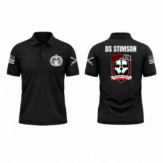 Short Sleeve Performance Polo, Assassin Troop, 2-15 CAV, Army, Teamtime, Team time, sublimation, custom sports apparel, team uniforms, spirit wear, spiritwear, sports uniforms, custom shirts, team store, custom team store, fundraiser sports, apparel fundraiser