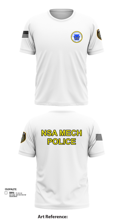 NSA Mechanicsburg 84971329 Short Sleeve Performance Shirt - 102