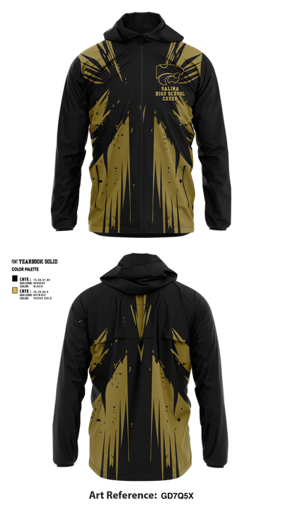 Salina High School Cheer 16938954 Windbreaker - 1