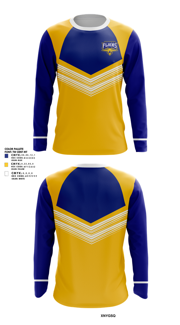 Long Sleeve Performance Shirt, Clyde Fliers, Golf, Teamtime, Team time, sublimation, custom sports apparel, team uniforms, spirit wear, spiritwear, sports uniforms, custom shirts, team store, custom team store, fundraiser sports, apparel fundraiser