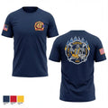 Rockdale County Fire Rescue Company 1 47858300 Old School Cotton Feel Shirt - 1