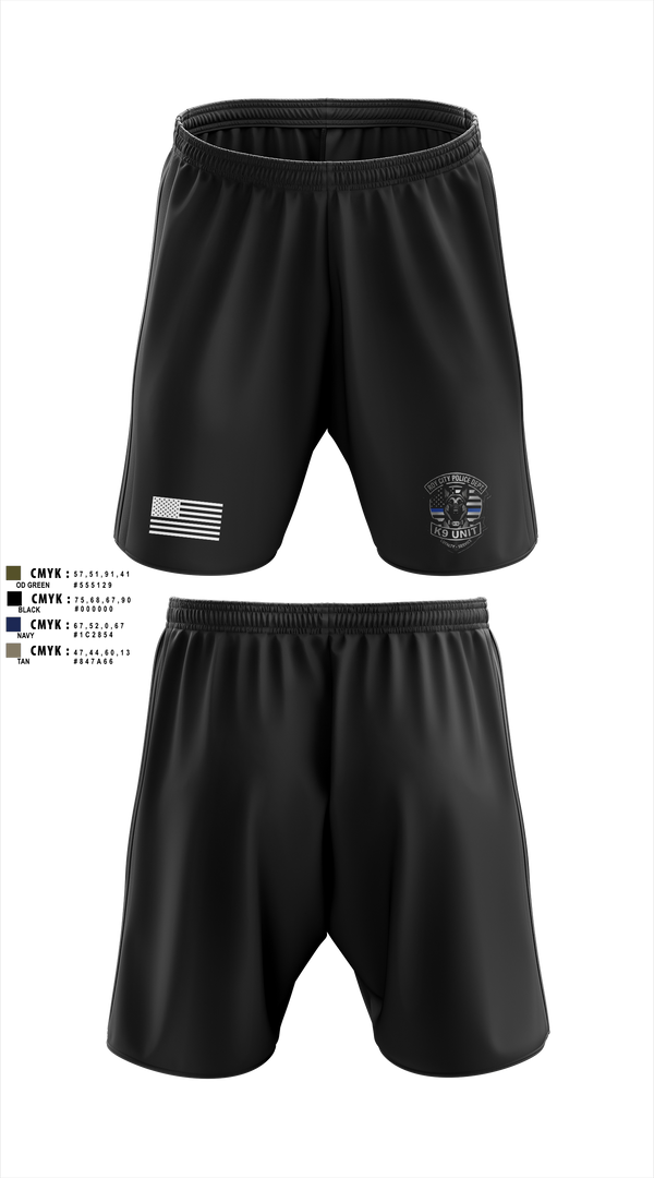 Athletic Shorts With Pockets, Roy Cit Police K9, Police, Teamtime, Team time, sublimation, custom sports apparel, team uniforms, spirit wear, spiritwear, sports uniforms, custom shirts, team store, custom team store, fundraiser sports, apparel fundraiser