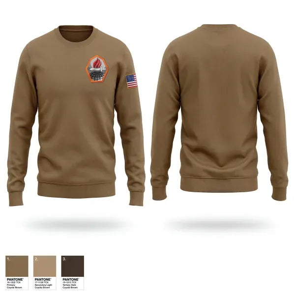 Crew Neck Sweatshirt, CCoE, Army, Teamtime, Team time, sublimation, custom sports apparel, team uniforms, spirit wear, spiritwear, sports uniforms, custom shirts, team store, custom team store, fundraiser sports, apparel fundraiser