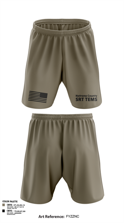 Natrona County SRT TEMS 24087220 Athletic Shorts With Pockets - 1