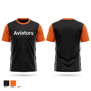 Soft Poly Tee Cotton Like Feel, Alliance Aviators, , Teamtime, Team time, sublimation, custom sports apparel, team uniforms, spirit wear, spiritwear, sports uniforms, custom shirts, team store, custom team store, fundraiser sports, apparel fundraiser