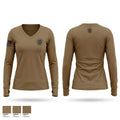 Comanche Women's Long Sleeve V-neck Shirt - 1