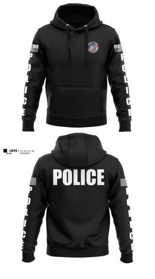 Hoodie, Fort Walton Beach Police Department, Police, Teamtime, Team time, sublimation, custom sports apparel, team uniforms, spirit wear, spiritwear, sports uniforms, custom shirts, team store, custom team store, fundraiser sports, apparel fundraiser
