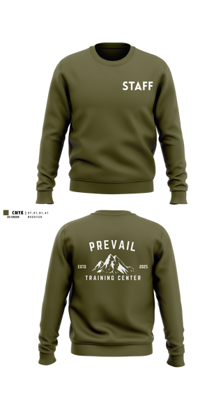 Crew Neck Sweatshirt, Prevail Training Center LLC, , Teamtime, Team time, sublimation, custom sports apparel, team uniforms, spirit wear, spiritwear, sports uniforms, custom shirts, team store, custom team store, fundraiser sports, apparel fundraiser