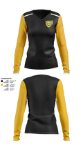 Billingsley Lady Bears 4995198 Women's Long Sleeve V-neck Shirt - 2
