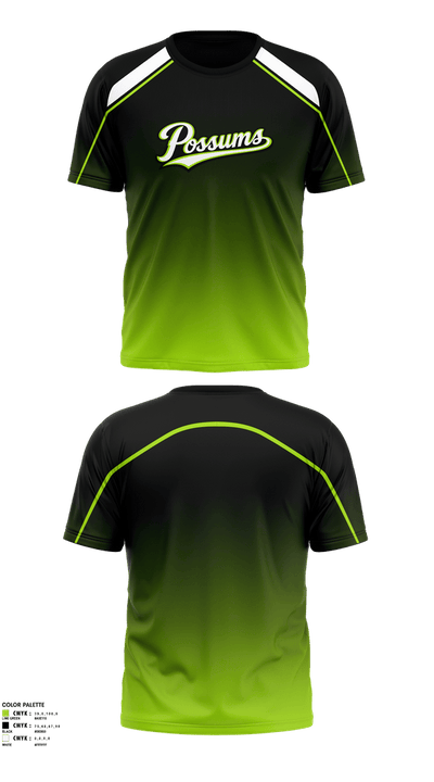 Possums 95989778 Short Sleeve Performance Shirt - 2