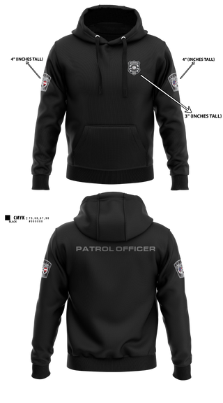 Hoodie, A.C.E., Police, Teamtime, Team time, sublimation, custom sports apparel, team uniforms, spirit wear, spiritwear, sports uniforms, custom shirts, team store, custom team store, fundraiser sports, apparel fundraiser