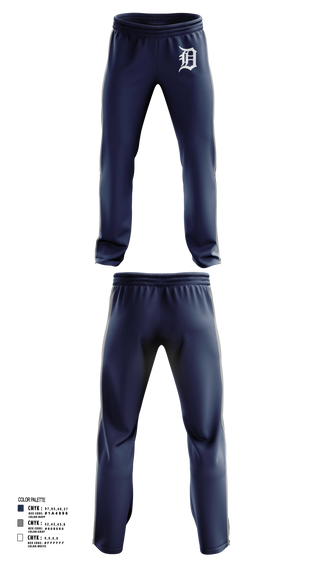 Sweatpants, Tigers, Baseball, Teamtime, Team time, sublimation, custom sports apparel, team uniforms, spirit wear, spiritwear, sports uniforms, custom shirts, team store, custom team store, fundraiser sports, apparel fundraiser