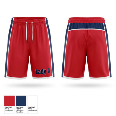 Lady G Athletic Shorts With Pockets - 1