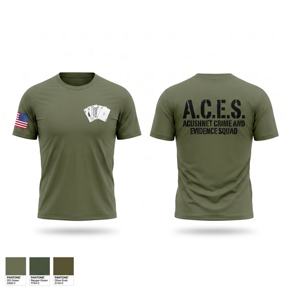 Short Sleeve Performance Shirt, A.C.E.S (Acushnet Crime & Evidence Squad, Police, Teamtime, Team time, sublimation, custom sports apparel, team uniforms, spirit wear, spiritwear, sports uniforms, custom shirts, team store, custom team store, fundraiser sports, apparel fundraiser