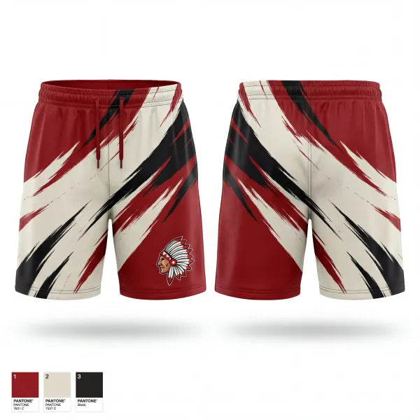 Athletic Shorts With Pockets, Kingston Redskins, Baseball, Teamtime, Team time, sublimation, custom sports apparel, team uniforms, spirit wear, spiritwear, sports uniforms, custom shirts, team store, custom team store, fundraiser sports, apparel fundraiser