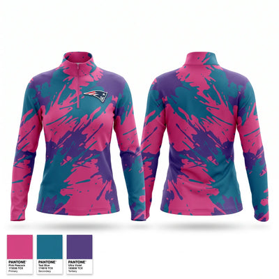 Madison Middle Lady Patriots Soccer Quarter Zip Jacket - 1