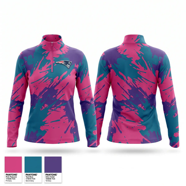 Quarter Zip Jacket, Madison Middle Lady Patriots Soccer, Women's Soccer, Teamtime, Team time, sublimation, custom sports apparel, team uniforms, spirit wear, spiritwear, sports uniforms, custom shirts, team store, custom team store, fundraiser sports, apparel fundraiser