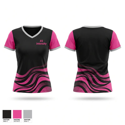 ES Intensity 81998447 Women's Short Sleeve V-neck Shirt - 1
