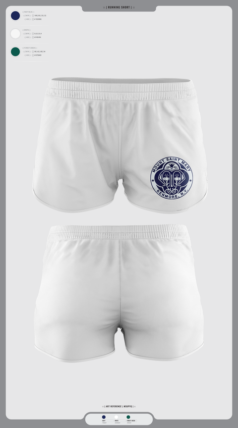 Womens Shorts, Mount St Mary Academy Dance, Spirit Store, Teamtime, Team time, sublimation, custom sports apparel, team uniforms, spirit wear, spiritwear, sports uniforms, custom shirts, team store, custom team store, fundraiser sports, apparel fundraiser