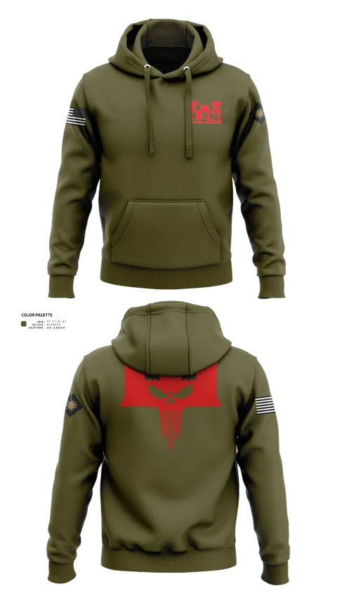 Hoodie, A co 578th BEB, , Teamtime, Team time, sublimation, custom sports apparel, team uniforms, spirit wear, spiritwear, sports uniforms, custom shirts, team store, custom team store, fundraiser sports, apparel fundraiser