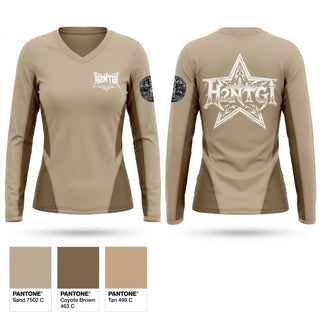 Womens Long Sleeve Vneck Shirt, THEE NATION OF H2N, Men's Basketball, Teamtime, Team time, sublimation, custom sports apparel, team uniforms, spirit wear, spiritwear, sports uniforms, custom shirts, team store, custom team store, fundraiser sports, apparel fundraiser