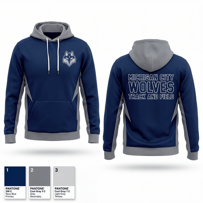 Michigan City High School Track & Field 68321565 Hoodie - 1