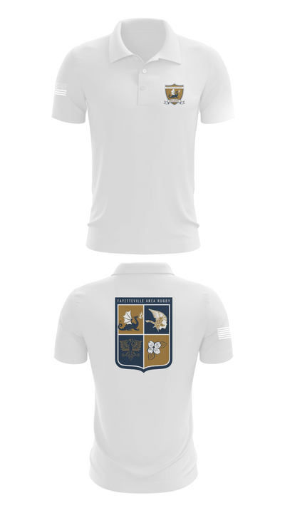 Fayetteville Area Rugby Short Sleeve Performance Polo - 9